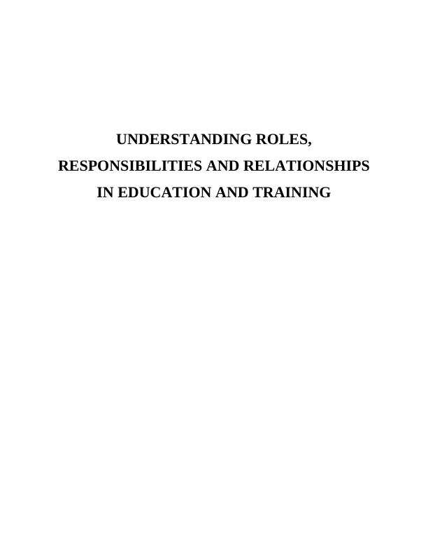 Understanding roles, responsibilities and relationships in education and training_1
