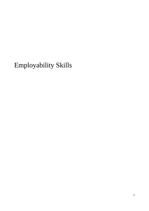 Report on Employability Skills- Satigo UK_1