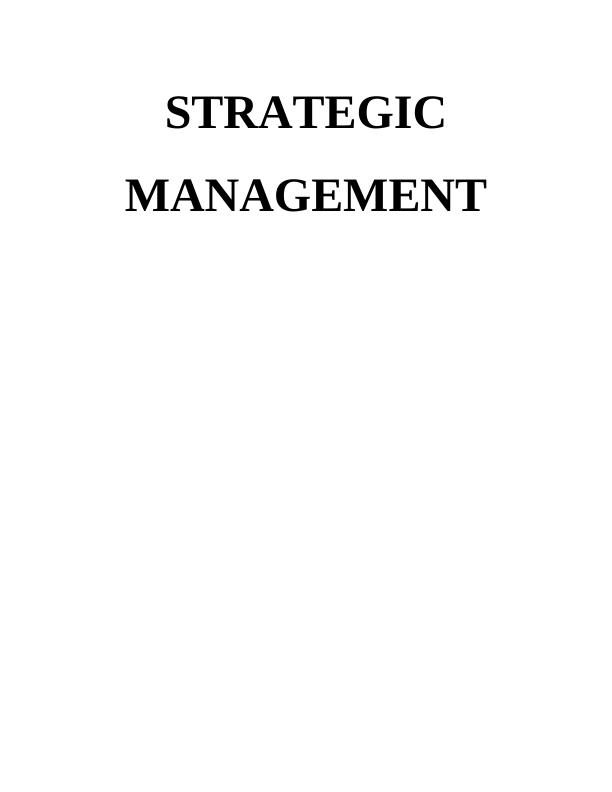 Report on Strategic Management of GODIVA_1