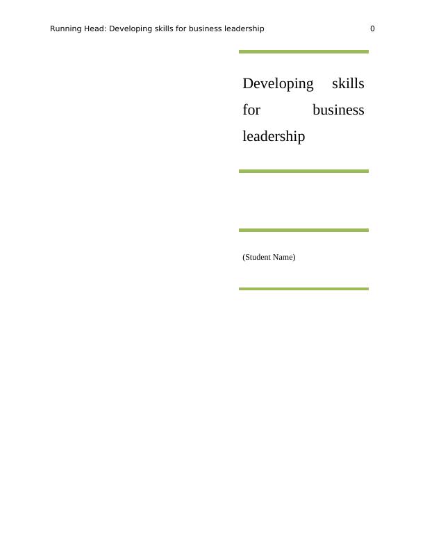 Developing skills for business leadership_1