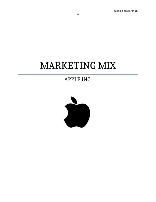 apple marketing mix assignment