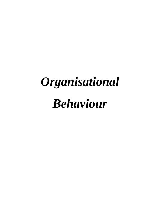 Organisational Behaviour Assignment - Telecommunication company_1