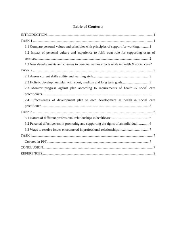 Personal and Professional Development in Health and Social Care Assignment - Doc_2