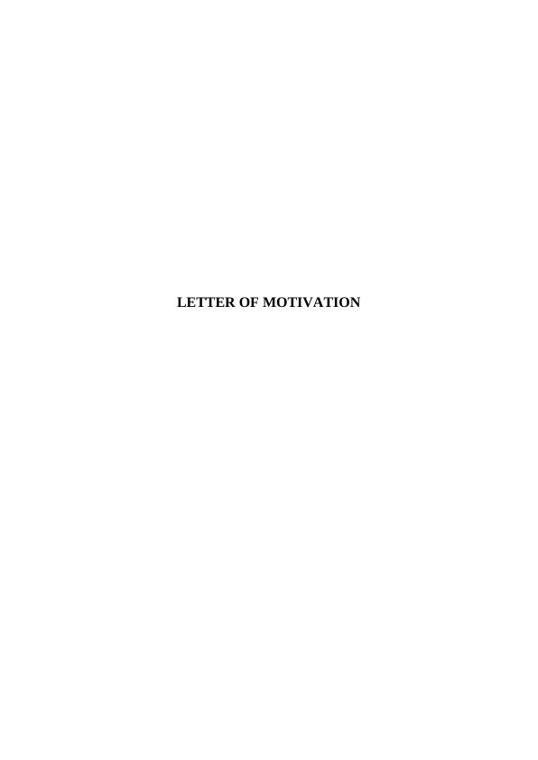 assignment about motivation