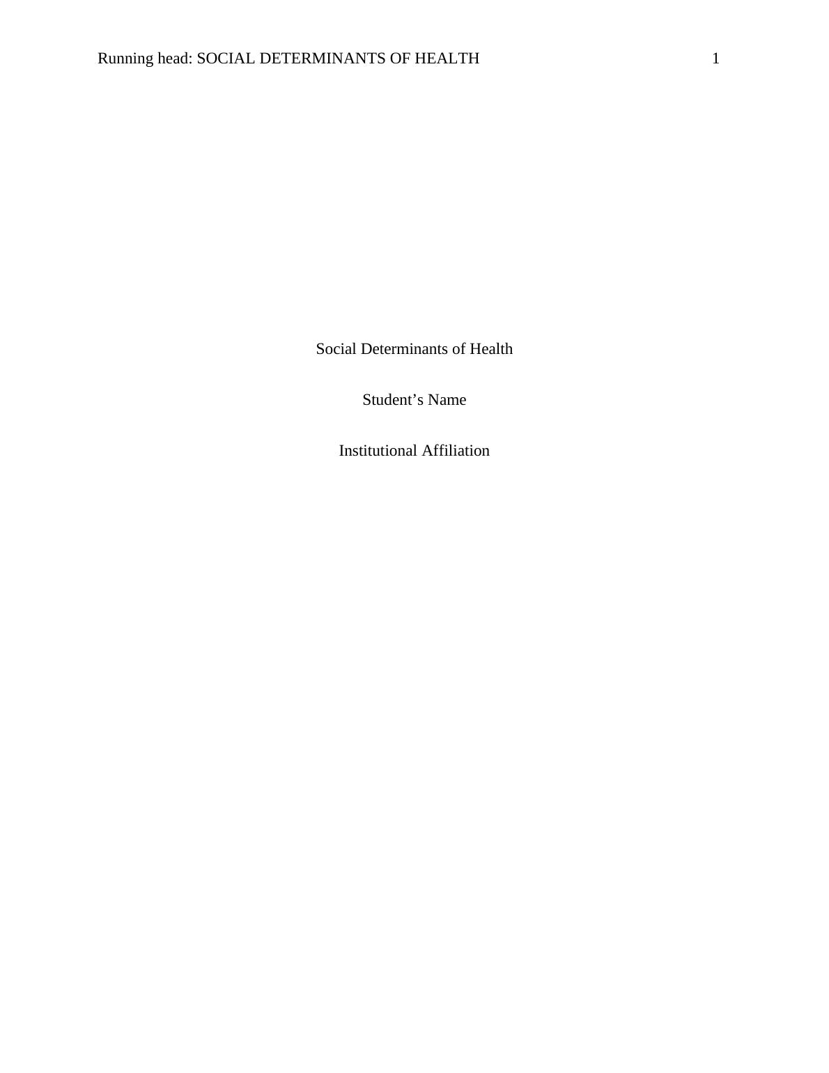 Social Determinants of  Health PDF_1