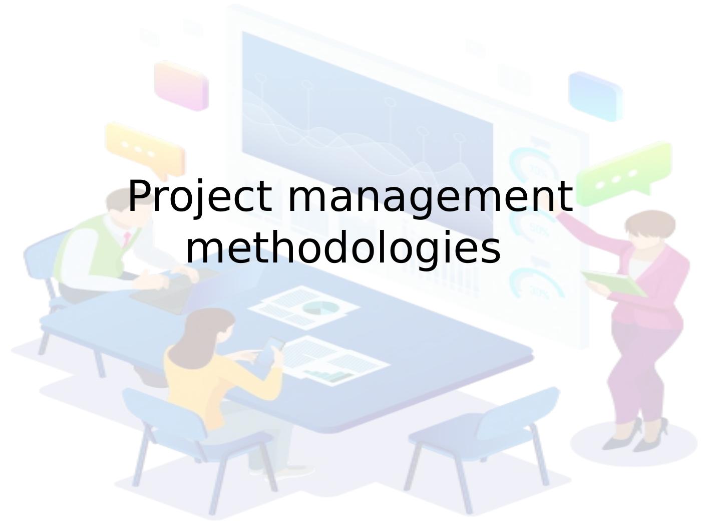 Project management methodologies | Assignment 1_1
