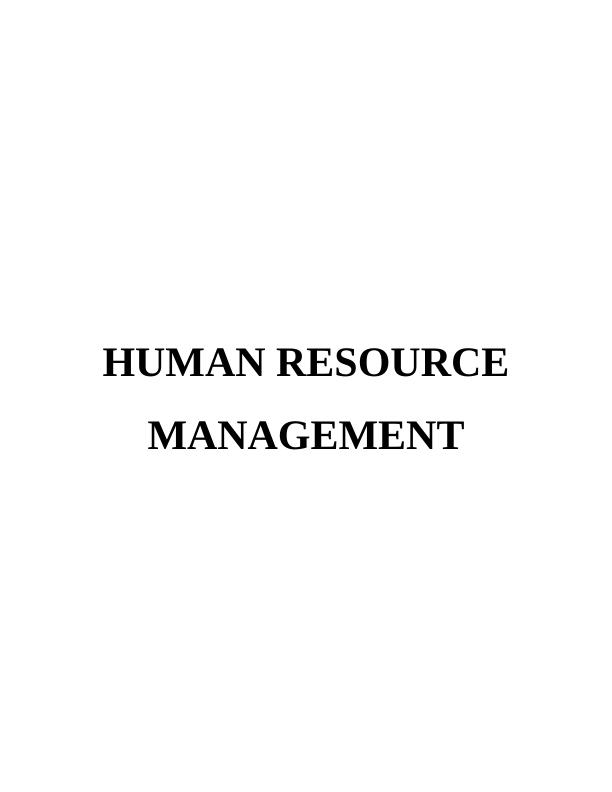 Human Resource Management Assignment-ALDi Co_1