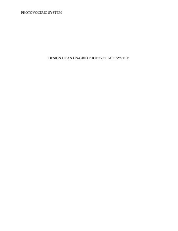 (PDF) Solar Energy and Photovoltaic Systems_1