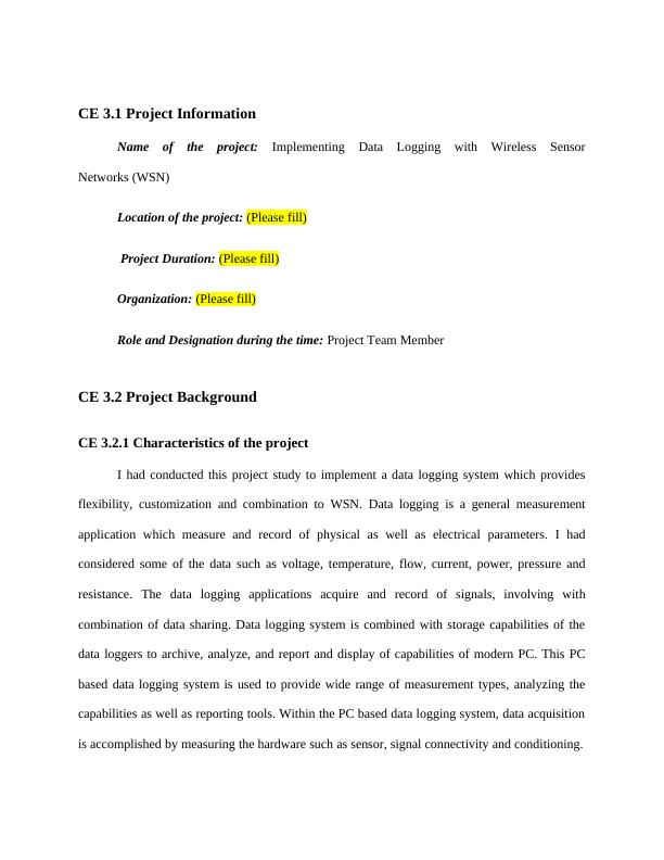 Competency Demonstration Report on data logging system_2