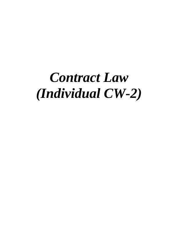 Contract Law Comparison Of Balfour V Balfour And Merritt V Merritt 3893