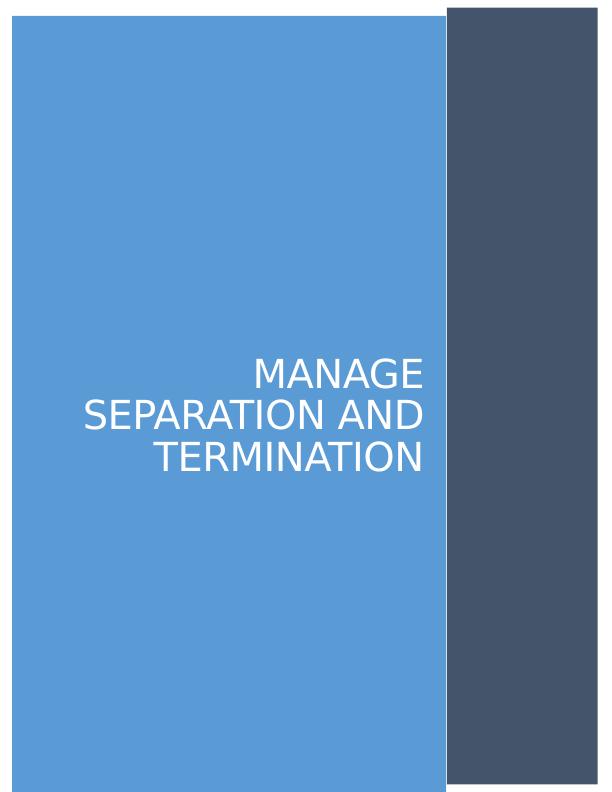 Manage Separation and Termination Assignment_1