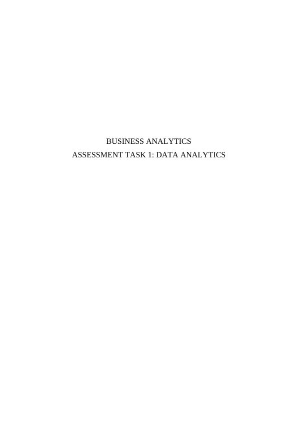 Business Analytics Assessment_1