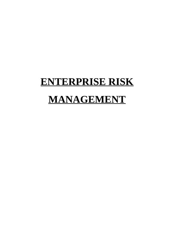Enterprise Risk Management: A Comprehensive Analysis_1