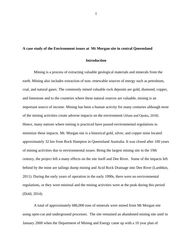 case study of the Environment issues Assignment_1