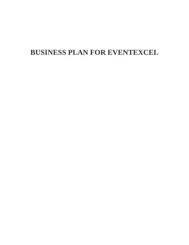 Business Plan for Event Excel_1