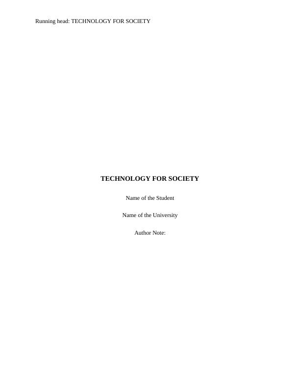 Technology for Society Answer Question 2022_1