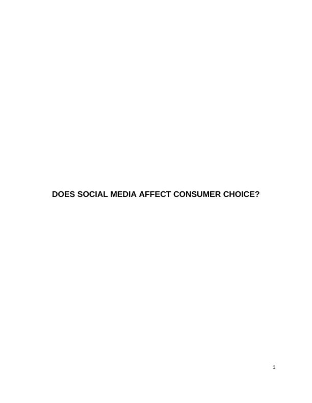 The Impact of Social Media on Consumer Choice_1