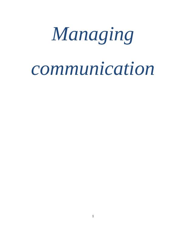 Personal Communication and Development Plan_1