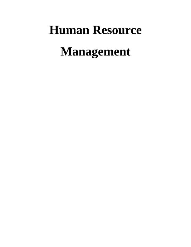 Human Resource Management (hrm) in Aldi_1