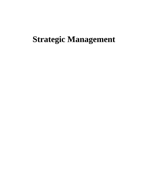 Strategic Management for Natural History Museum_1