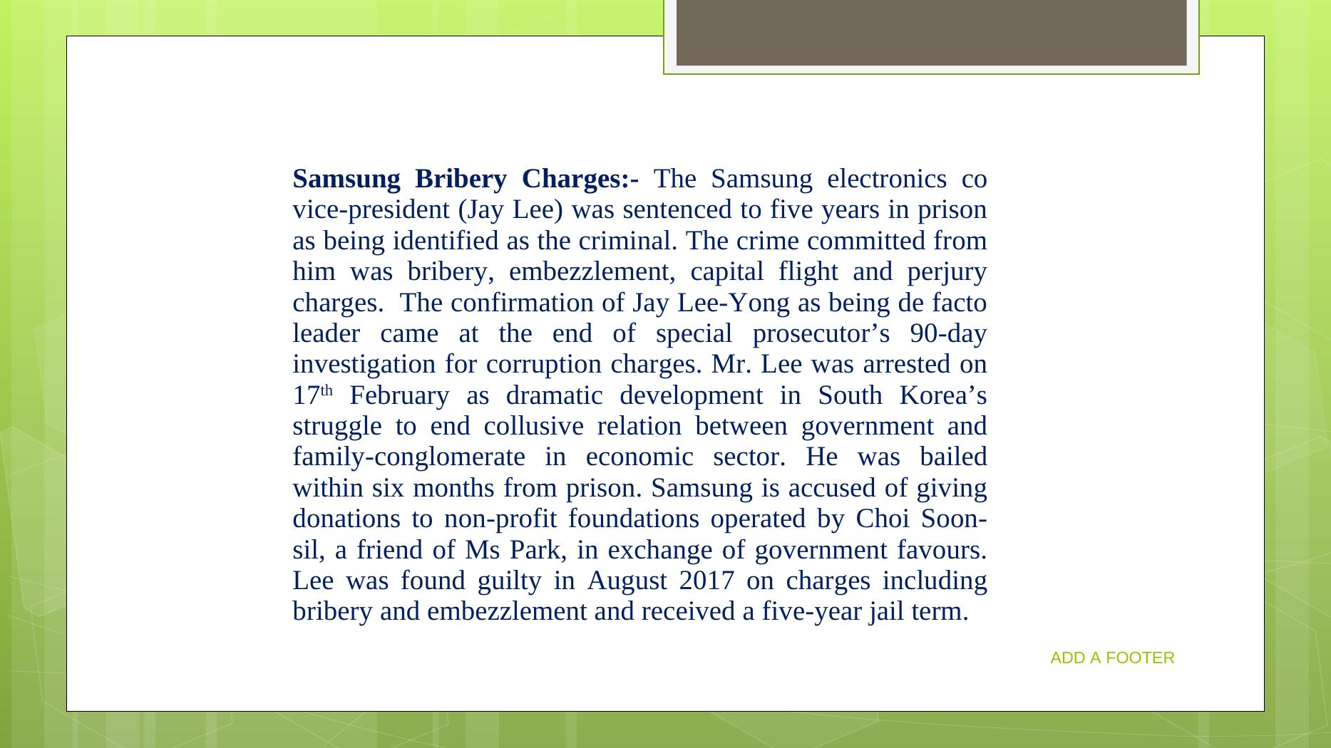 Samsung's Bribery Charges and Corporate Governance: A Business Report_6