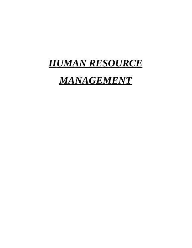 Human Resource Management in Intercontinental Hotel Group_1