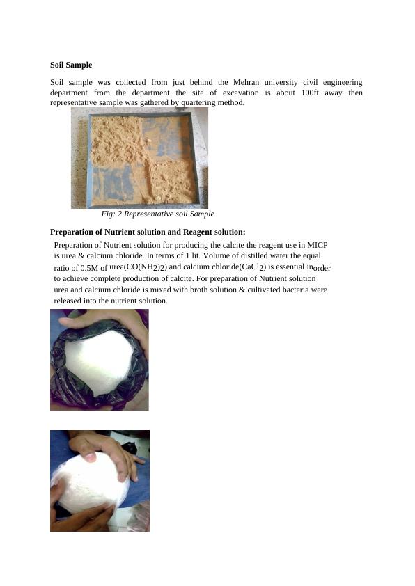 Eco Friendly Soil Treatment And Stabilization By Microbial Induced