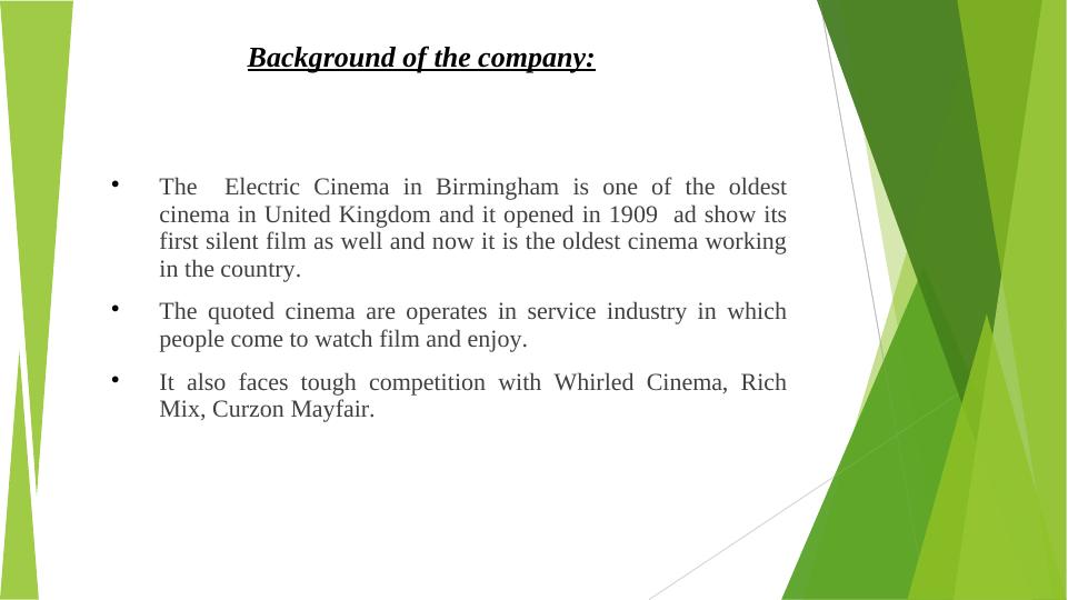 Service Marketing: Electric Cinema Case Study_4