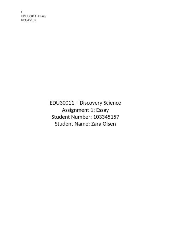 Discovery Science Assignment_1