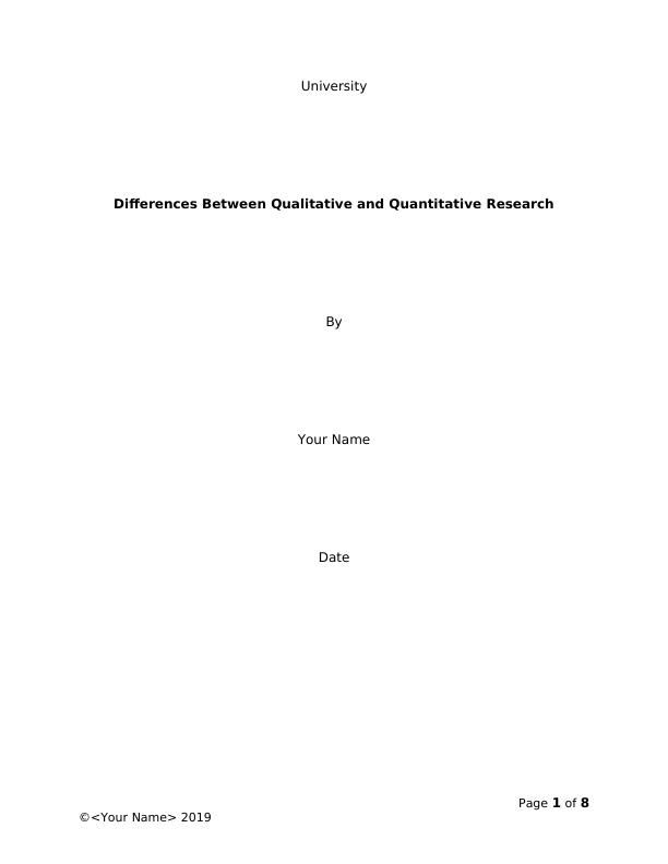 quantitative research 2022