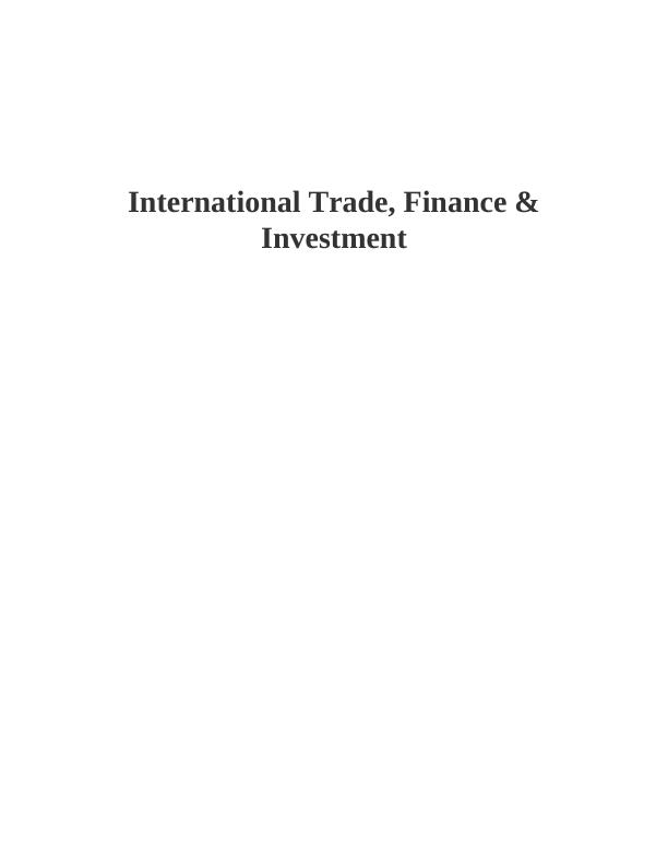 International Trade, Finance & Investment_1