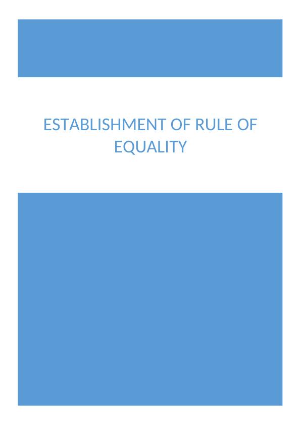 India Vs China: Rule Of Equality_1