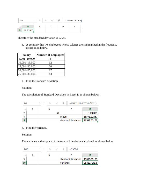 Case Frequency Distributions | Assignment Of Standard Deviation_3