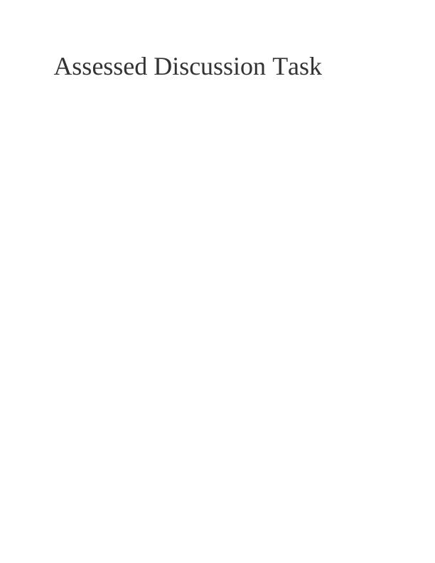 Assessed Discussion Task_1