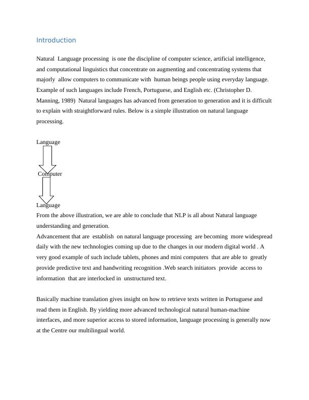 Assignment - Natural Language Processing