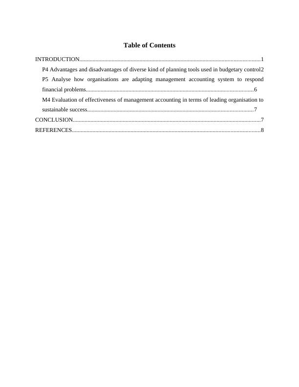 Management Accounting Assignment (Solved) - Doc_2