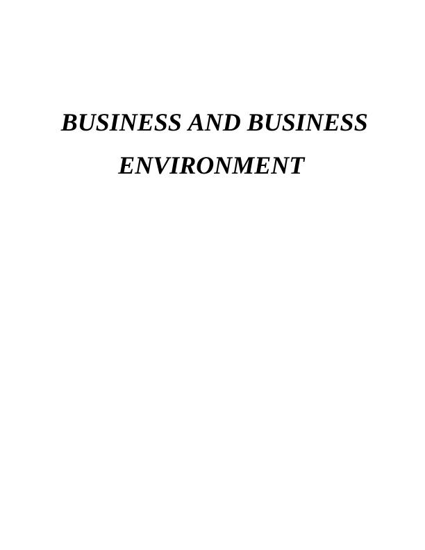 Business And Business Environment - Morrison_1