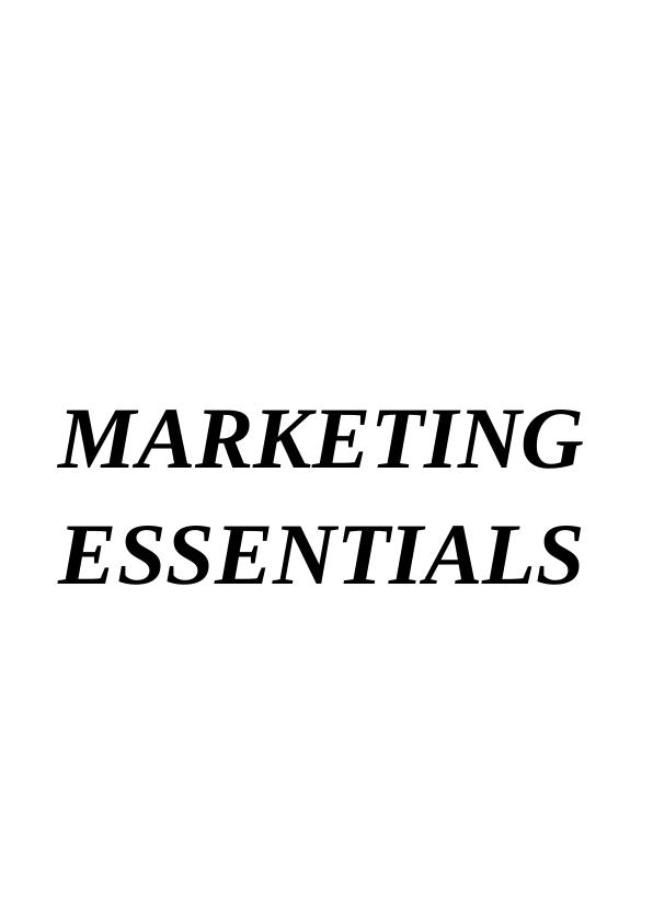 Marketing Essentials | Case Study_1
