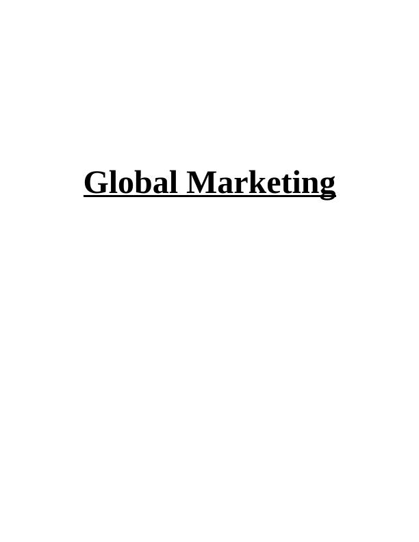 Global Marketing: Strategies for Expanding Business Online_1