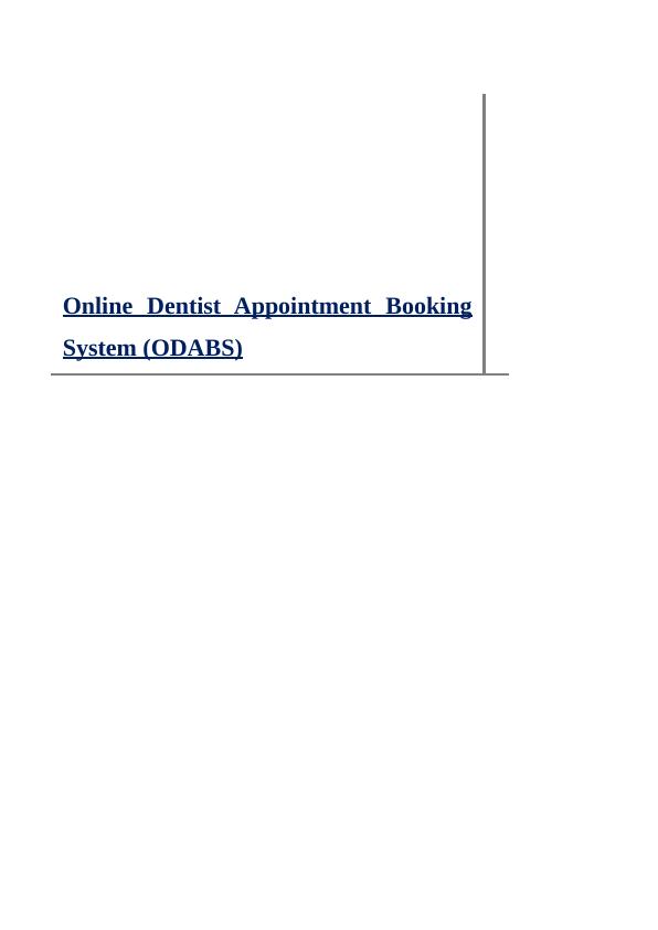 Online Dentist Appointment Booking System (ODABS)_1