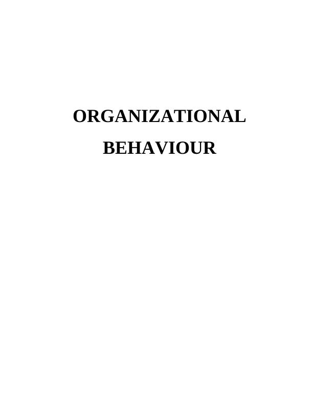 Organizational behaviour assignment : Ryanair_1