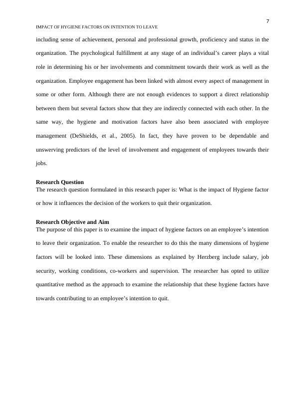 Two-Factor Theory Of Herzberg- Hygiene & Motivational Theory | Paper_8