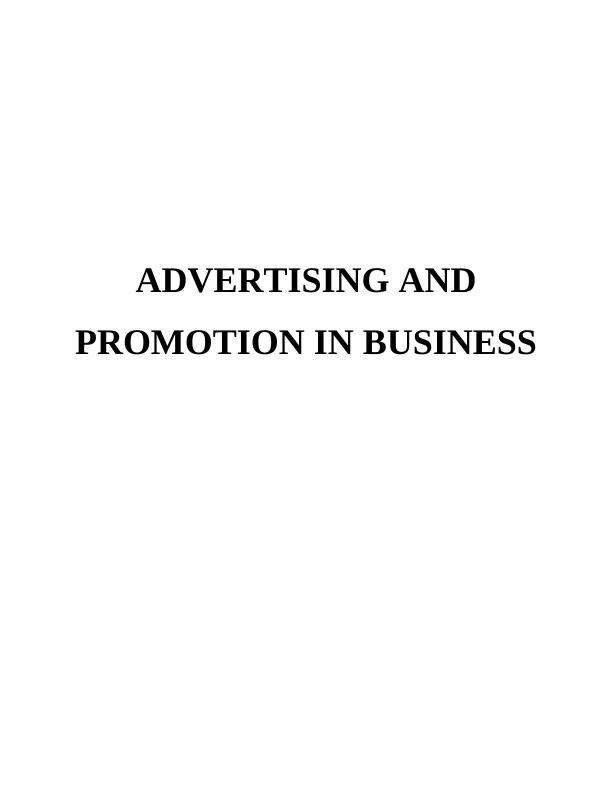 Advertising and Promotion in Business Essay - Disney_1