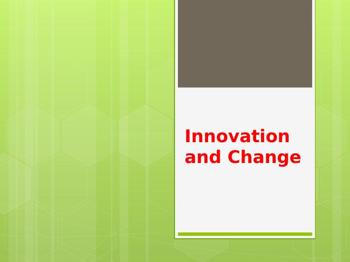 Innovation and Change._1