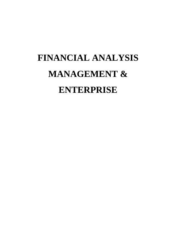 Financial Analysis of Sainsbury and Tesco_1