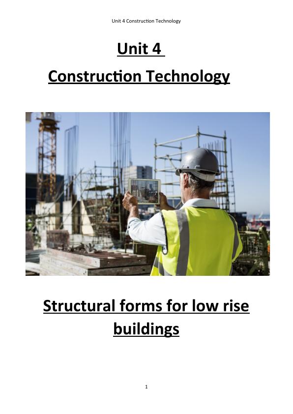 Unit 4 Construction Technology PDF_1