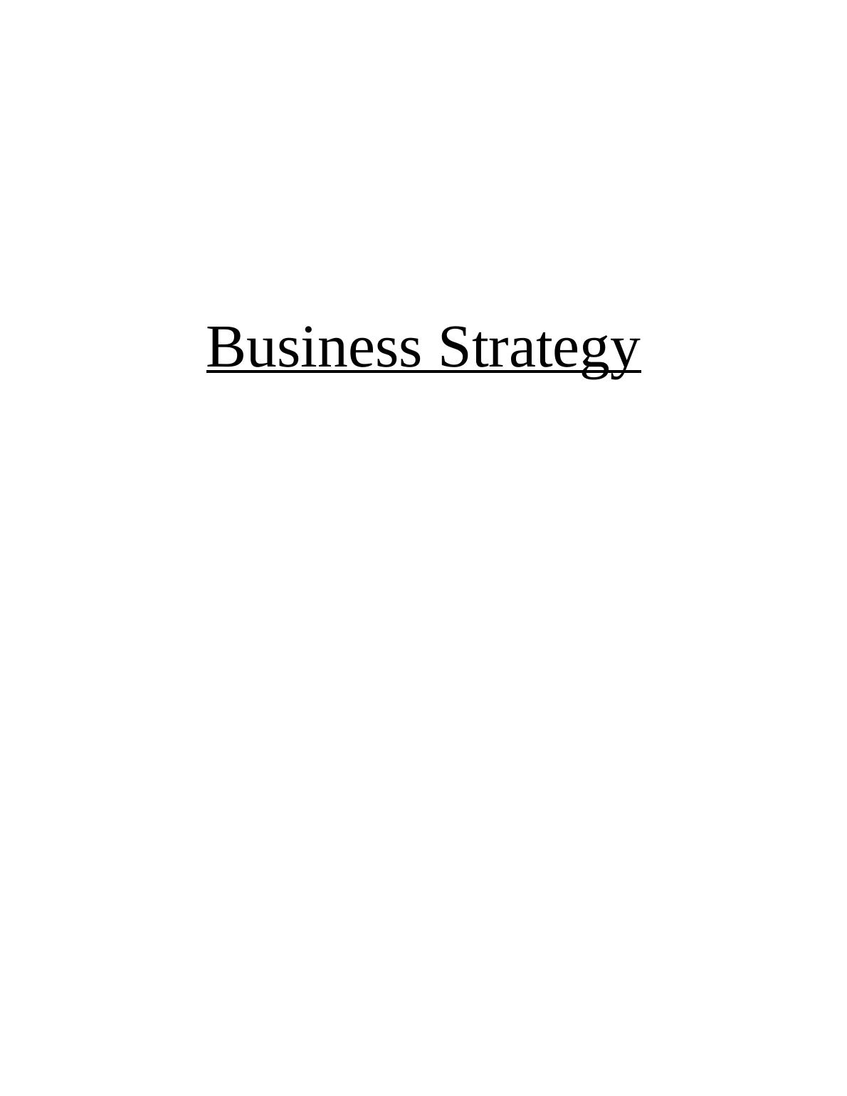 Business Strategy Report - Aldi_1