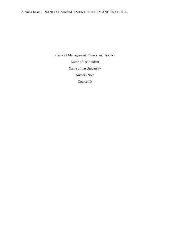Financial Management Theory and Practice_1