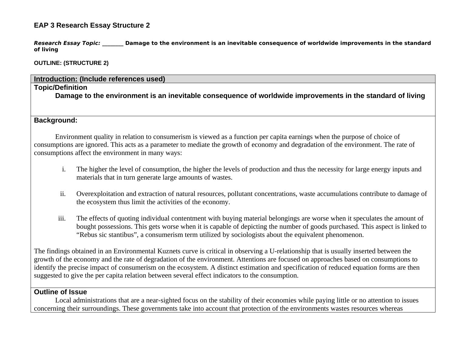 Eap 3 Research Essay Structure 2 