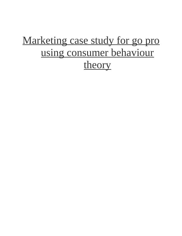Marketing Case Study - Go Pro_1